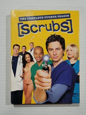 SCRUBS The Complete Fourth Season w/Slip Cover (2006, 3-Disc DVD) Foto 1 de 4
