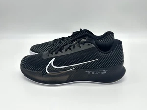 Nike Court Air Zoom Vapor 11 Women's Size 11 Black White Tennis Shoes DV2015-001 - Picture 1 of 10