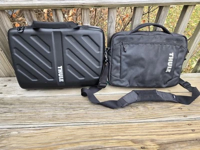 Lot Of 2 Thule Gauntlet Laptop Case Hard/Soft Shell Carrying Bags - Image 1 of 4