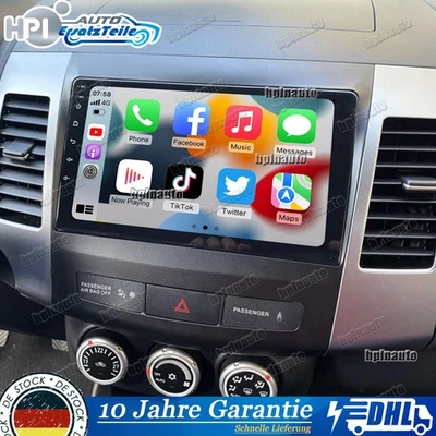 HPI-AUTOERSATZTEILE 64G Android 14 Autoradio Für Mitsubishi Outlander/Citroen C-Crosser Peugeot 4007