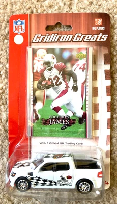 NFL Gridiron Greats Edgerrin Джеймс Форд F150 грузовик и карта Upper Deck 2007 - новый - Изображение 1 из 4