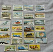 Antique Brook Bond Red Rose Blue Ribbon Cards Lot 34 Transport Through the Ages