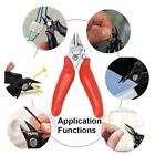 Compact Side Cut Snips with Flush Nipper Blades for Wire Cutting Hand