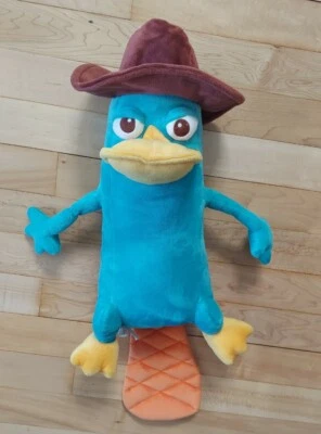 Disney Store Secret Agent Perry Phineas & Ferb's The Platypus Plush Large 17” - Image 1 of 4