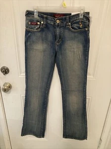 New Women's Baby Phat blue stretch Jean, Size 5 NWT V3 - Picture 1 of 10