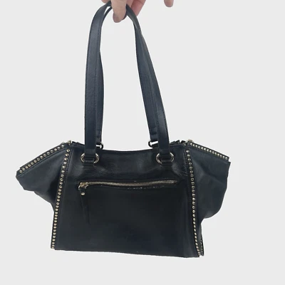 Inc International Concepts Hazell Bolso de Hombro Negro Imitación Cuero Cartera Cartera Cartera Foto 1 de 4