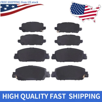 Juego de 8 pastillas de freno delanteras y traseras de cerámica D1654 D1841 para Honda HR-V 2016-2022 Foto 1 de 4