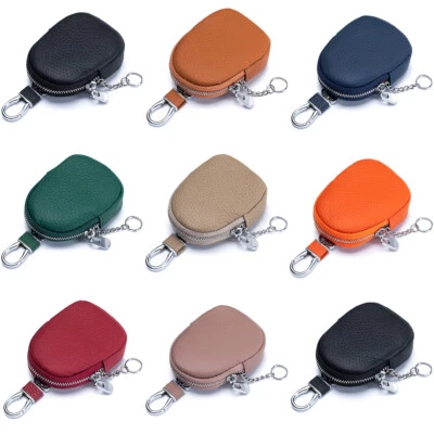 小号真皮硬币钱包拉链口袋大小袋钥匙卡更换钱包 — 第 1/4 张图片