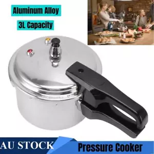 3L Pressure Cooker Kitchen Aluminium Pressure Canner Pot Mini 18cm Bottom Cooker - Picture 1 of 11