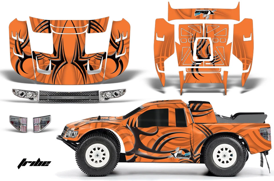 RC Body Graphics Kit Decal Sticker Wrap For Pro-Line Flo-Tek Ford Raptor TRB K O - Image 1 of 1