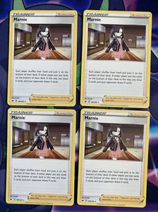 Marnie 169/202 - Sword & Shield Pokemon Supporter  Non Holo  Play set NM - Picture 1 of 2