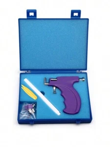 1 set Pain-Free Ear and Nose Piercing Kit with Self-Piercing Gun and Stud Earrin - Picture 1 of 4