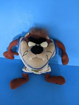 Винтажная плюшевая игрушка Space Jam 1996 Taz McDonald's Looney Tunes Tasmanian Devil (B4 - Изображение 1 из 4