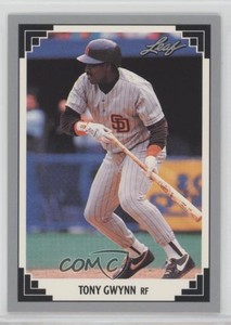 1991 Leaf Preview Tony Gwynn #11 HOF