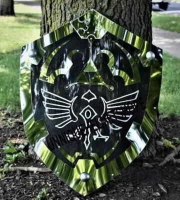 Marvel Legend of Zelda Shield Hylian Black Shield Funcional Mejor Calidad Artículo Foto 1 de 4