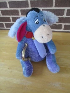 Disney Cupid EEYORE 12" Tall Sitting Plush Friends Forever Sparkle Wings -Big - Picture 1 of 7