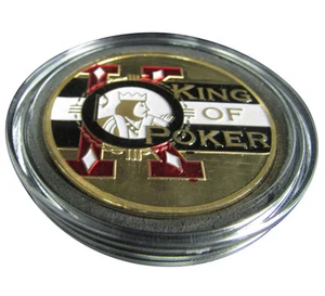 Casino Poker Card Guard Cover Protector King of Poker - Picture 1 of 1