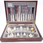 S&B Sheffield Silver Plated EPNS 42 Piece Cutlery Set Stainless Steel Knife Tip