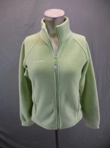 Columbia Size 14/16 Girl Full Zip Stand Collar Pocket Fleece Athletic Jacket 640 - Picture 1 of 11