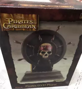 Pirates of the Caribbean Portable DVD Player Used Disney Tested Works - Picture 1 of 6