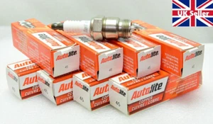 For FORD V8 1958-1977 260-289-302-351W SET OF 8 SPARK PLUG AUTOLITE 45 - Picture 1 of 7