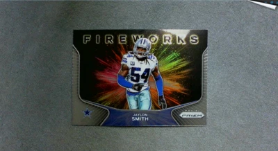2020 Panini Prizm Fireworks #25 Jaylon Smith Cowboys - Image 1 of 2