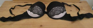 Damen BH,85 B,esmara, schwarz-beige, Spitze - Bild 1 von 3