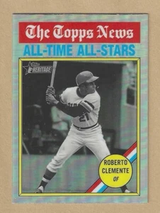 2025 Topps Heritage ROBERTO CLEMENTE All-Time All-Stars Chrome Refractor #345 - Picture 1 of 2