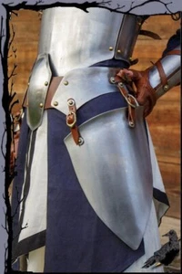 Tasche gambe medievali Larp acciaio - apostata Renegade Epic Armoury - Foto 1 di 3
