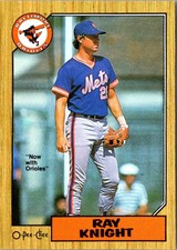 1987 O-Pee-Chee Ray Knight #275 Baltimore Orioles