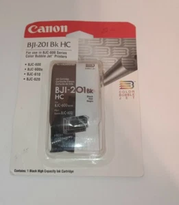 Canon BJI-201 Bk HC BJC-600 Series Color Bubble Jet Printer New Factory Sealed - Picture 1 of 4