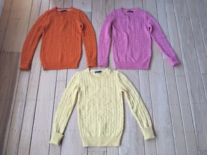 3 GAP Women's Sz XS Multicolor Cable Knit Angora Blend Long Sleeve Tops Sweaters - Imagen 1 de 12