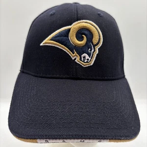 Los Angeles Rams NFL Men’s NFC West Reebok Navy Adjustable Baseball Hat OSFM - Picture 1 of 14