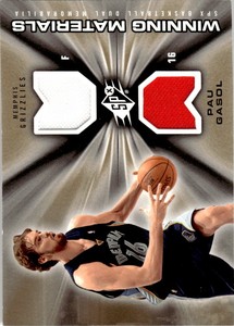 2006-07 SPx Winning Materials #WMPG Pau Gasol Jersey - NM-MT