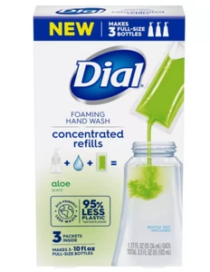 Dial Concentrated Hand Soap Refill - Aloe - 10 fl oz/3ct - Picture 1 of 1