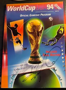 1994 USA World Cup Official Gameday Program with player autograph - Picture 1 of 1