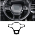 For 22-23 Honda Civic Carbon Fiber Look Steering Wheel Moulding Cover Trim 1PCS