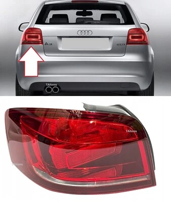 LUZ TRASERA IZQUIERDA SE ADAPTA A AUDI A3 (8P) 2008-2012 SOLO 3 PUERTAS - Imagen 1 de 4