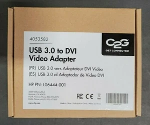 New Sealed C2G Cables To Go USB 3.0 To DVI Video Adapter 4053582 - Picture 1 of 10