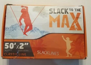 Slack to the Max Slackline Kit 50 Foot New in Opened Box - Picture 1 of 9