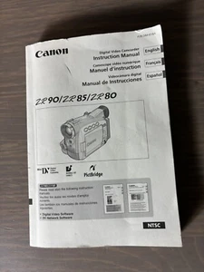 Canon Camcorder manuell ZR 90/ ZR 85/ ZR 80 Mini DV - Bild 1 von 2