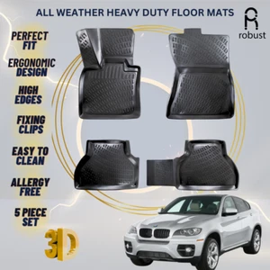 Floor Mats Liners For BMW X6 E71 2008-2014 All Weather Heavy Duty 3D Car Rugs - Bild 1 von 9