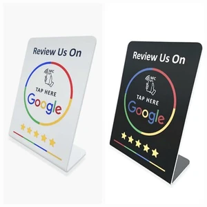 NFC Ständer zum Google Bewertung sammeln | Tresen | Tisch | SEO | Aufsteller - Bild 1 von 9
