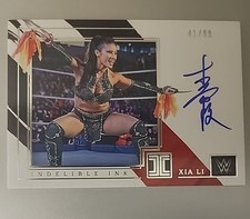 2022 Panini Impeccable WWE - Indelible Ink #IN-XLI Xia Li /99 (AU)