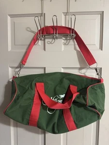 Bolso de Lona Hollywood Park Logo Verde Rojo con Cremallera con Asa y Correa para el Hombro - Imagen 1 de 6