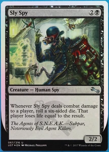 Sly Spy (f Die) FOIL Unstable NM Black Uncommon MAGIC CARD (ID# 508037) ABUGames - Picture 1 of 2