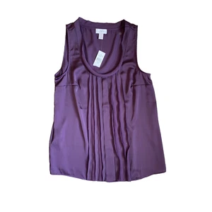 Loft Bluse Damen Größe M NEU mit Etikett lila Büro Karriere fließend Tanktop - Bild 1 von 7