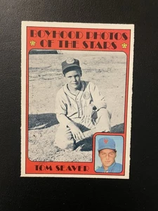 1972 O-P-CHEE #347 BOY HOOD TOM SEAVER PHOTO(HOF) PRINTED IN CANADA NRMT SHARP - Picture 1 of 2