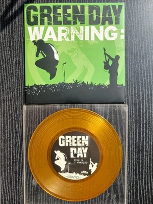 GREEN DAY  Warning  7"Inch  LIMITED ORANGE VINYL  Original 2000  ADELINE RECORDS - Bild 1 von 2