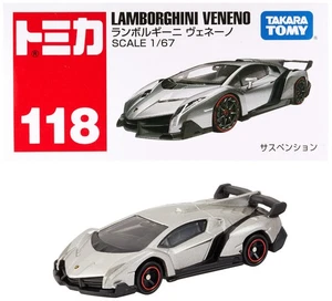 TAKARA TOMY "Tomica No.118 Lamborghini Veneno (box)" Mini car car toy 3 years ol - Picture 1 of 4
